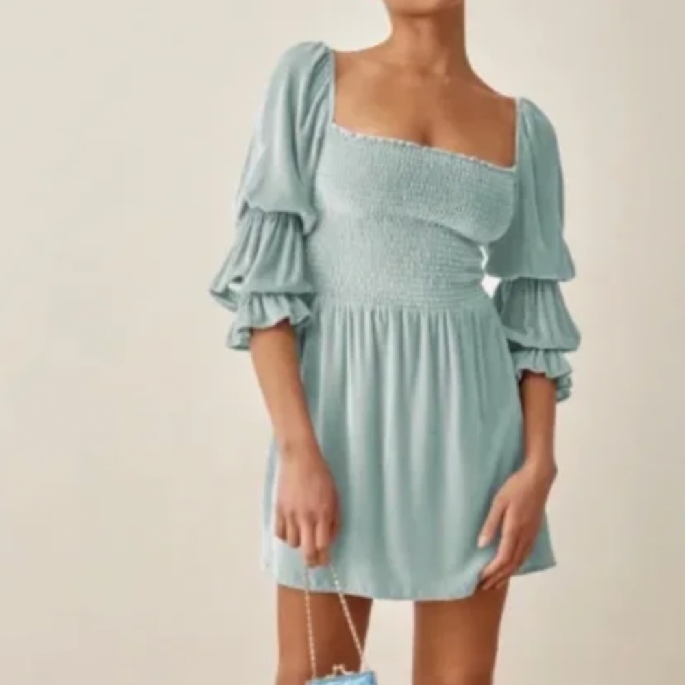 - NWT Reformation Albi Velvet Dress